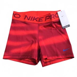 Nike Woman's Red Pro Shorts